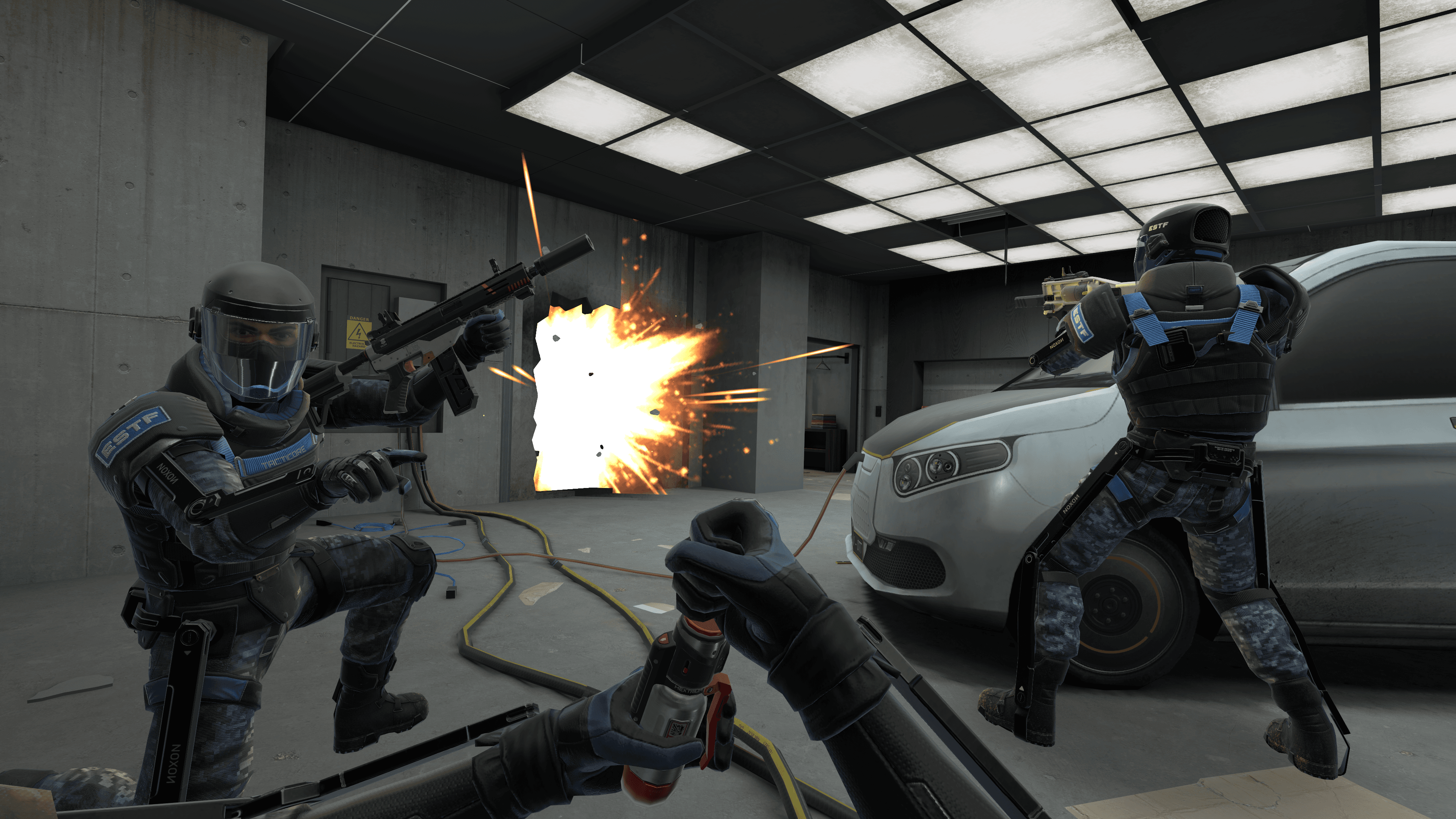 4K still from Triangle Factory's VR FPS Breachers