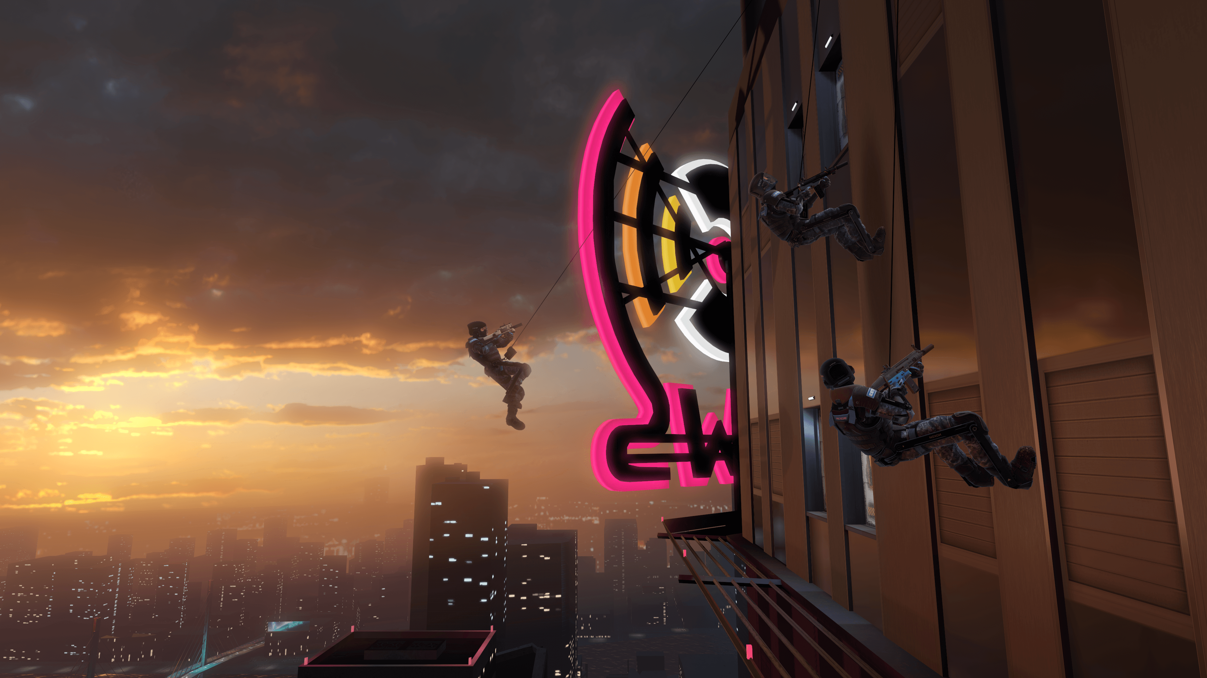 Breachers: Skyscraper rappel in 4K
