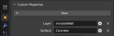 Figure 9: Breachers image provided by Triangle Factory (An example of custom properties assigned to an object in Blender)