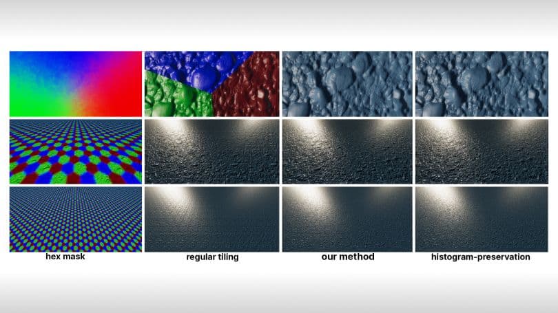 Ejemplos de hex tiling en tiempo real